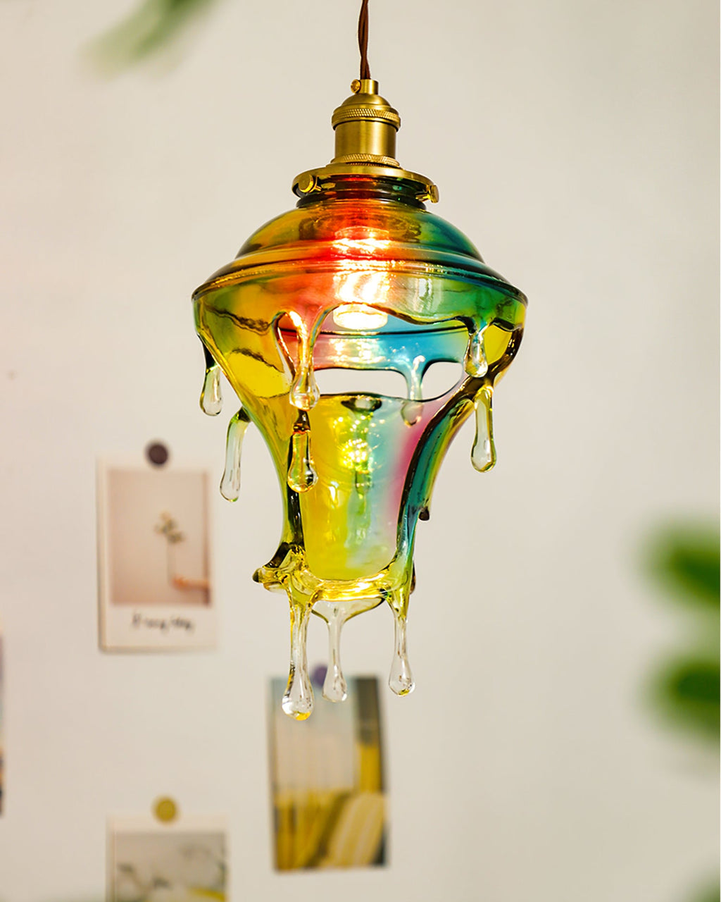 RIVERTIDE AQUA RESIN HANGING LANTERN