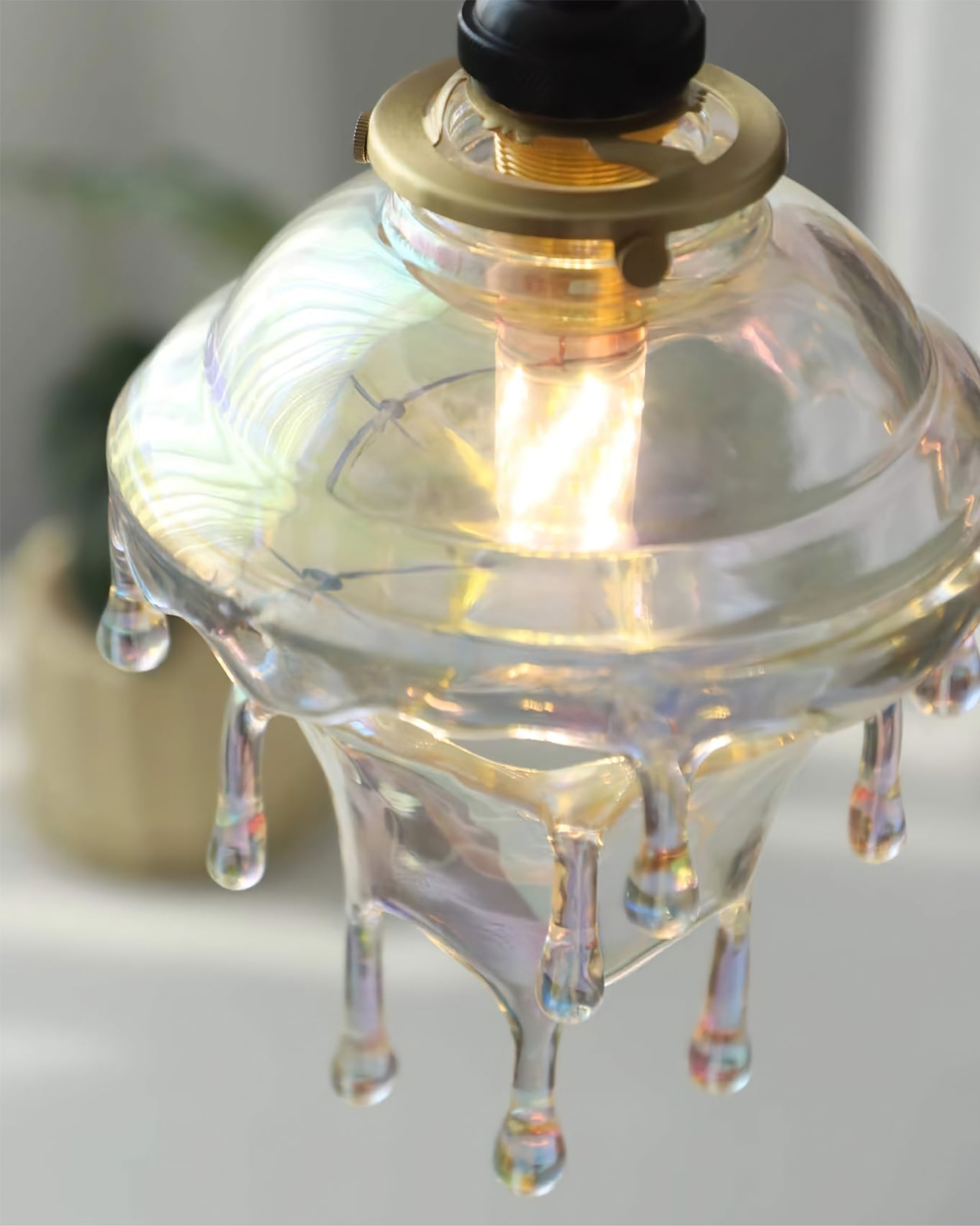 RIVERTIDE AQUA RESIN HANGING LANTERN
