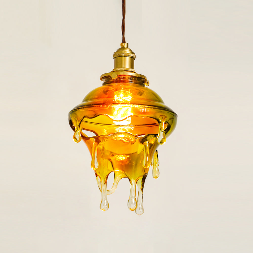RIVERTIDE AQUA RESIN HANGING LANTERN