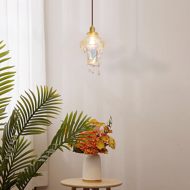 RIVERTIDE AQUA RESIN HANGING LANTERN