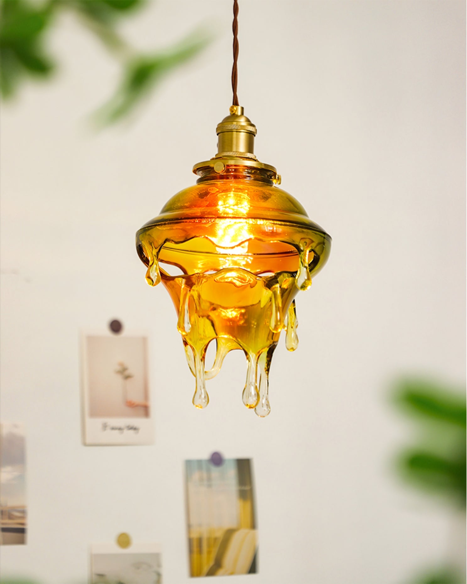 RIVERTIDE AQUA RESIN HANGING LANTERN