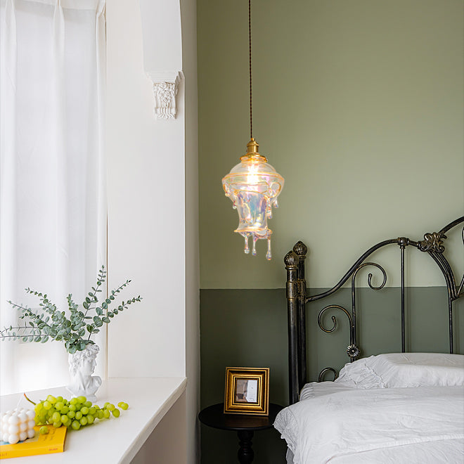 RIVERTIDE AQUA RESIN HANGING LANTERN