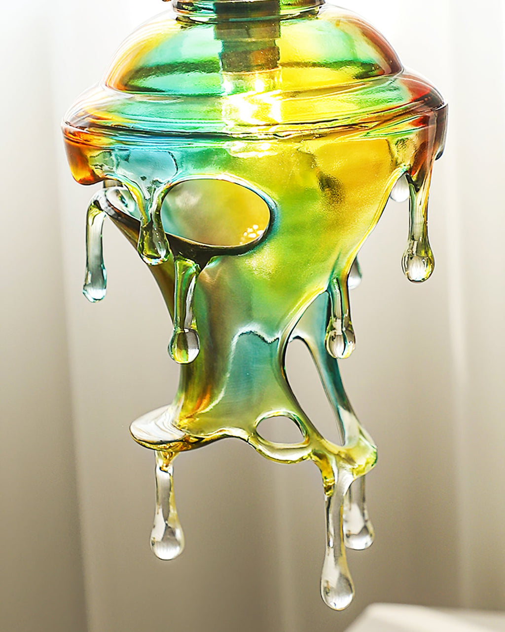 RIVERTIDE AQUA RESIN HANGING LANTERN