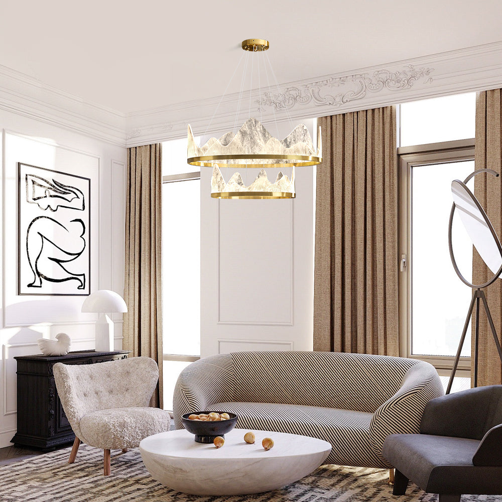 RAVENWOOD CRYSTAL SPHERE CHANDELIER