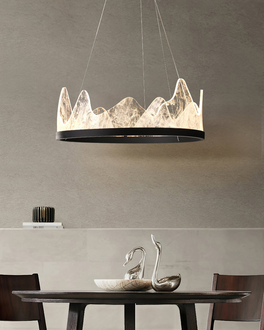 RAVENWOOD CRYSTAL SPHERE CHANDELIER