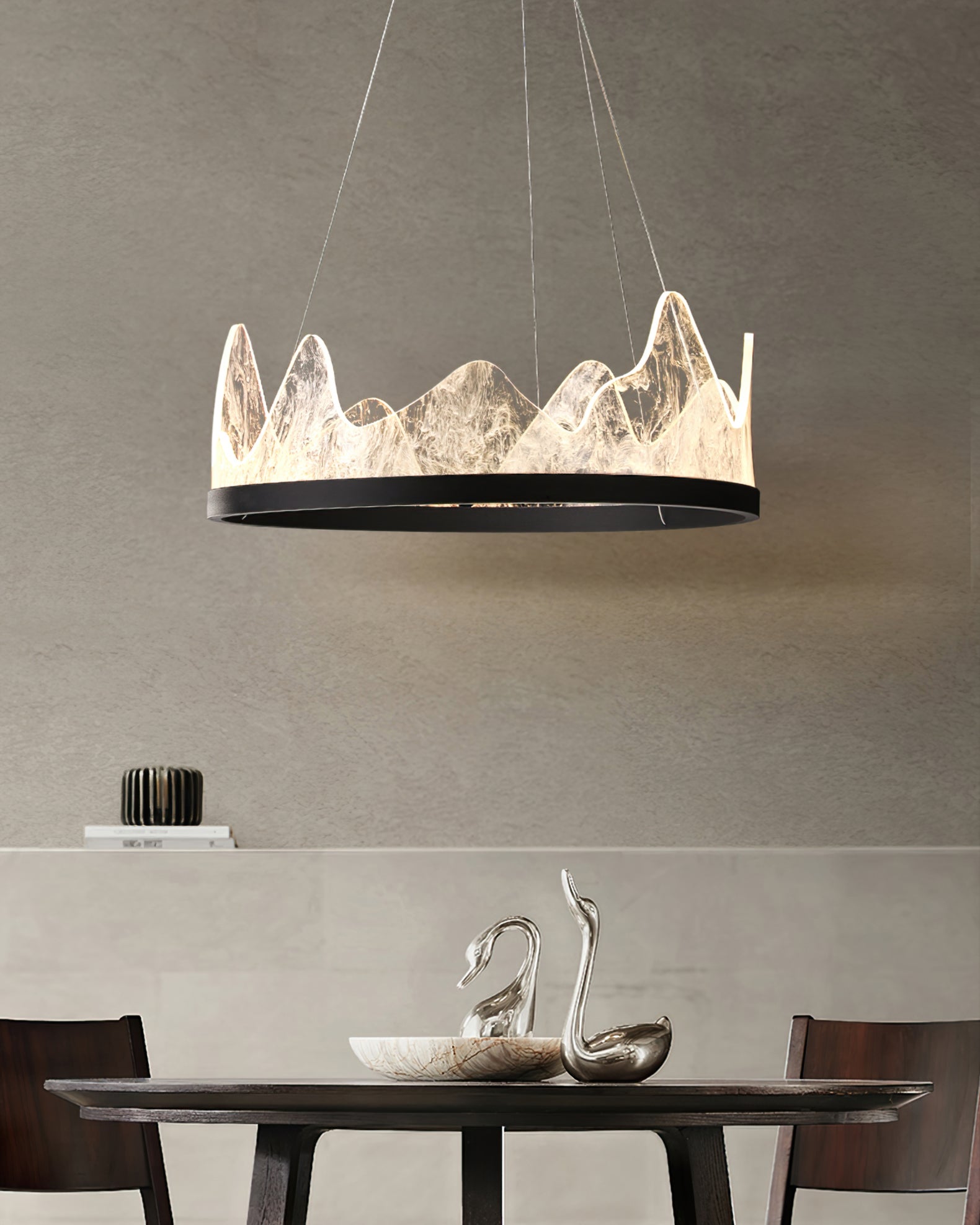RAVENWOOD CRYSTAL SPHERE CHANDELIER