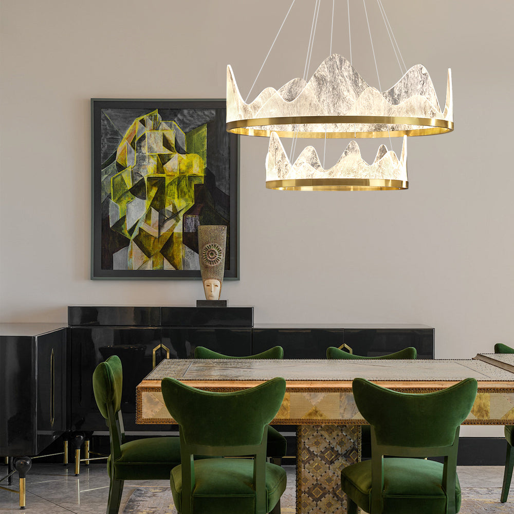 RAVENWOOD CRYSTAL SPHERE CHANDELIER