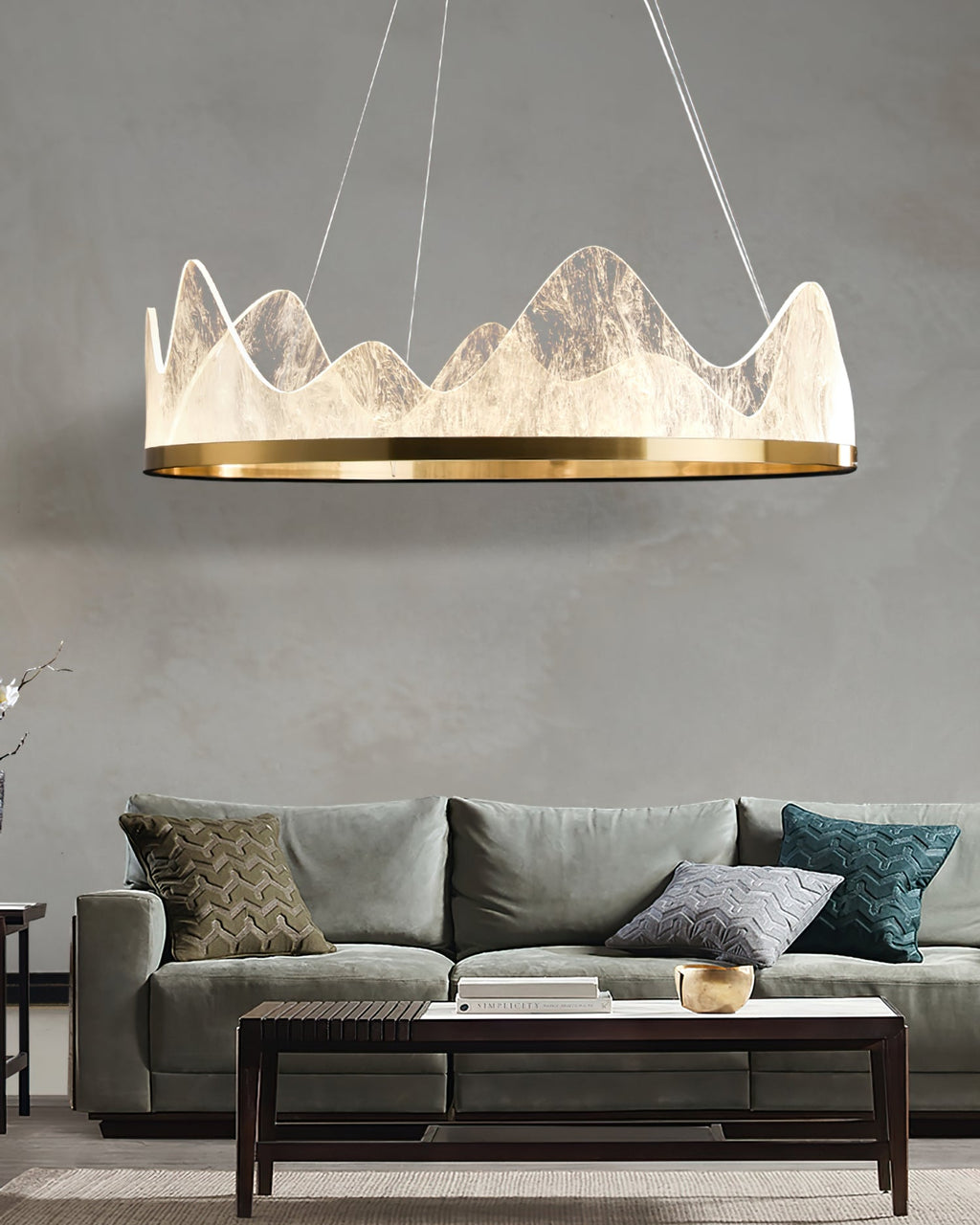 RAVENWOOD CRYSTAL SPHERE CHANDELIER
