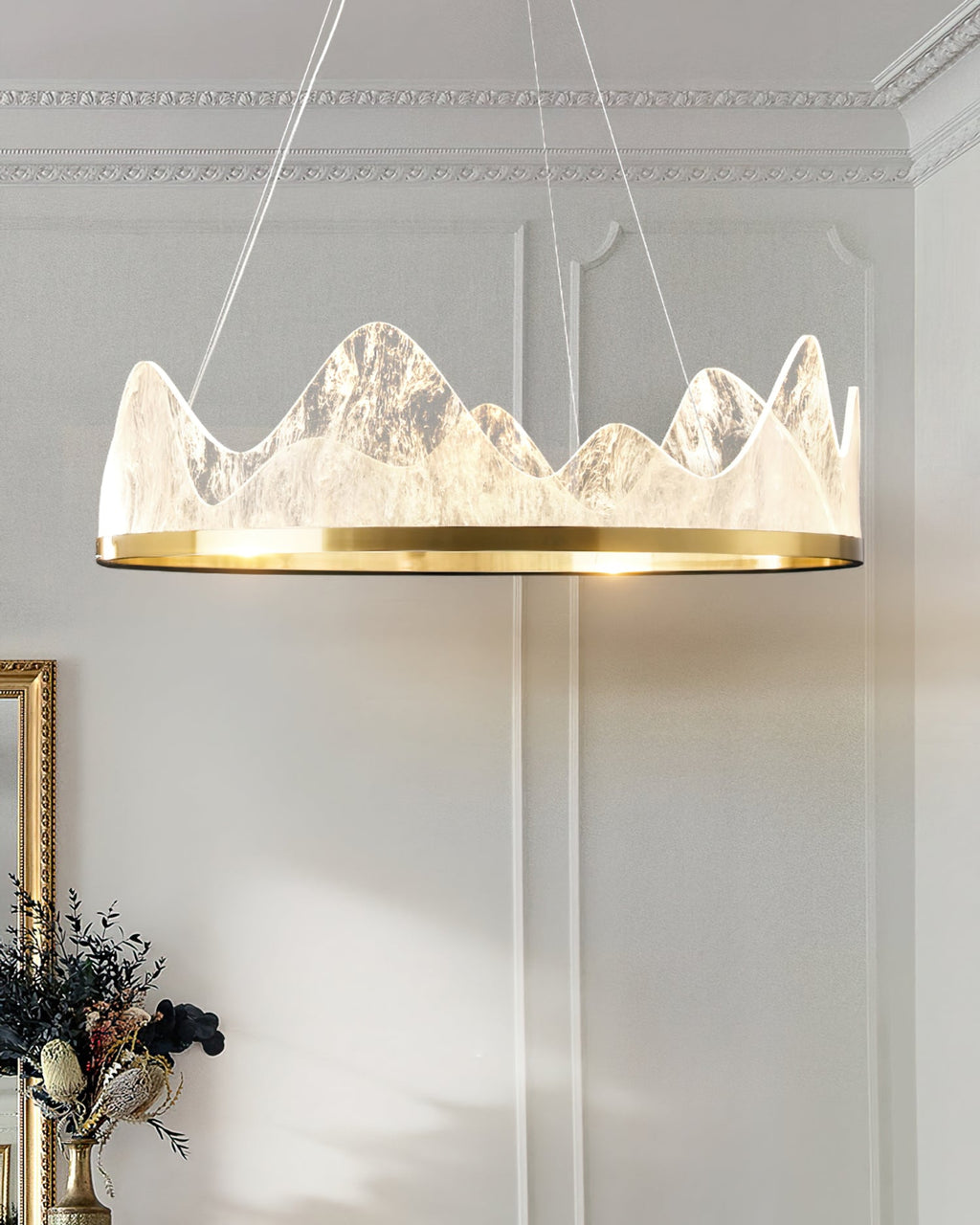 RAVENWOOD CRYSTAL SPHERE CHANDELIER