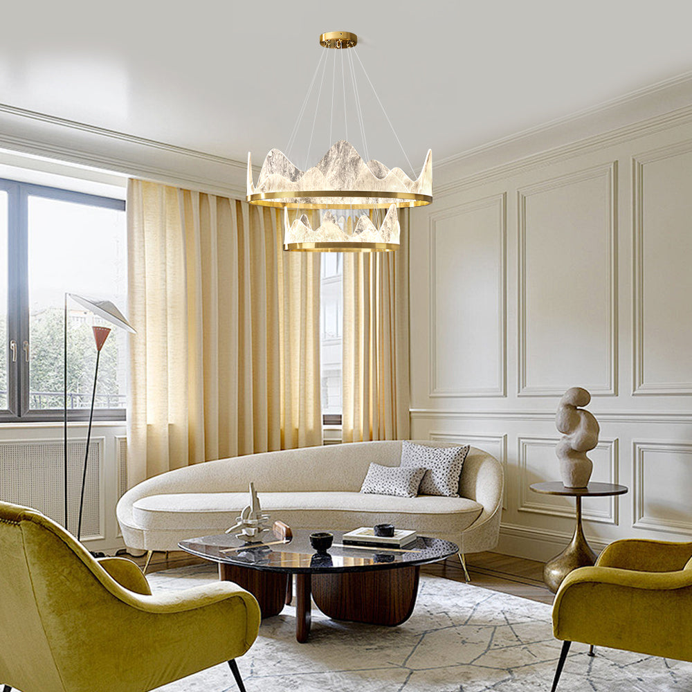 RAVENWOOD CRYSTAL SPHERE CHANDELIER
