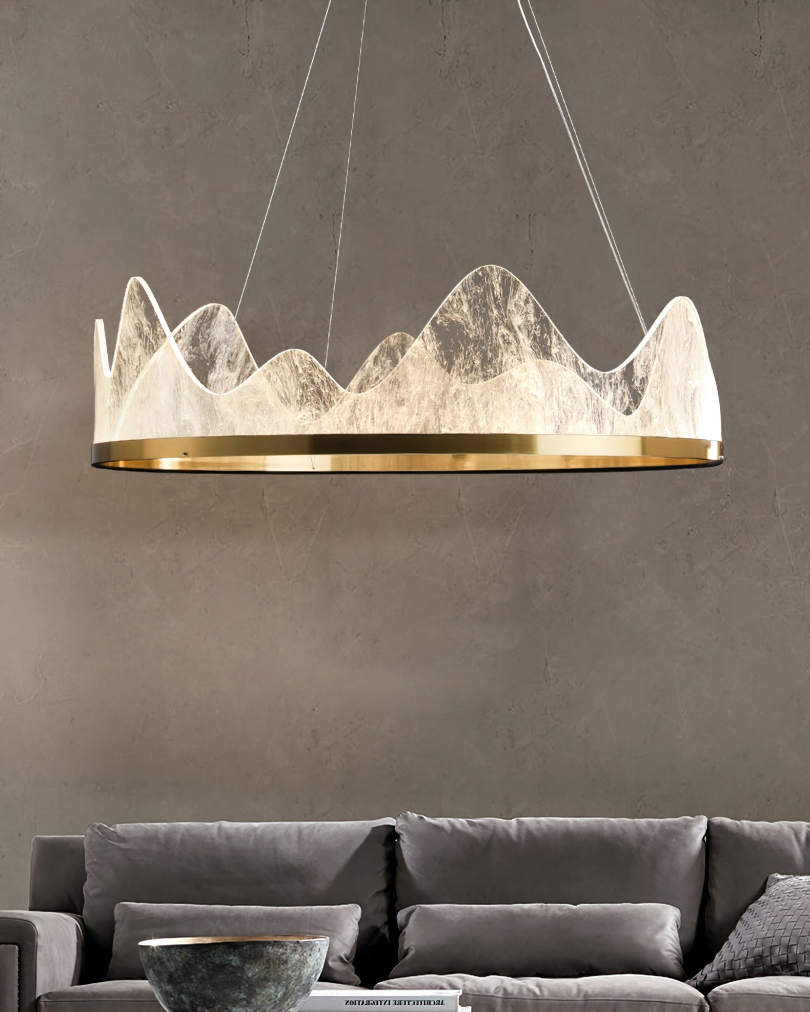 RAVENWOOD CRYSTAL SPHERE CHANDELIER