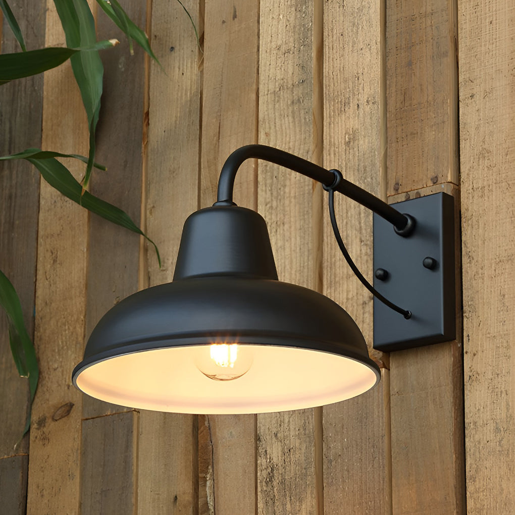 CHISWICK TRUMPET-INSPIRED LED OUTDOOR WALL SCONCE
