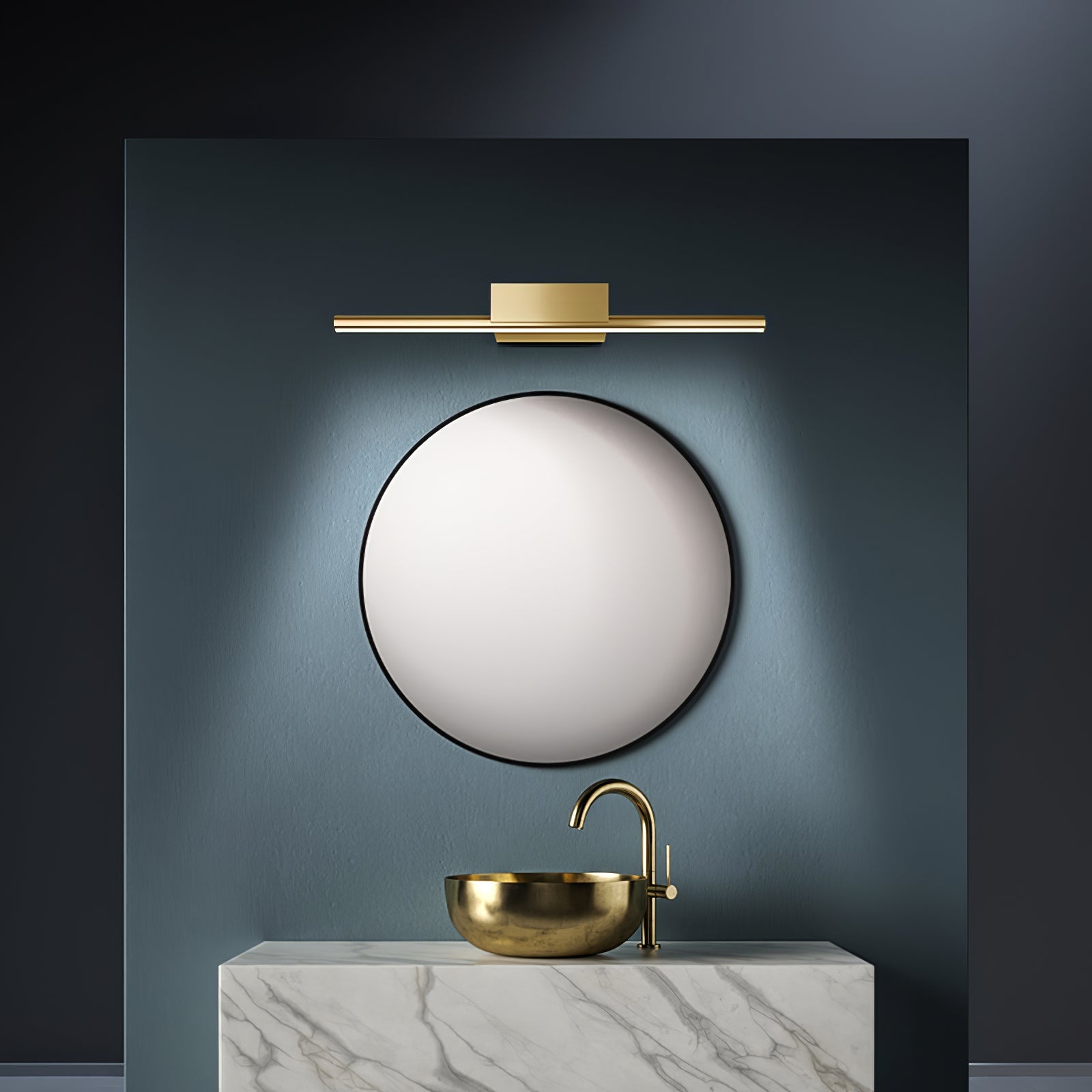WINTHORPE METALLIC CURVED WALL SCONCE