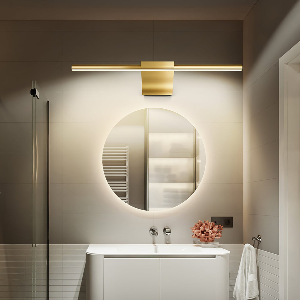 WINTHORPE METALLIC CURVED WALL SCONCE