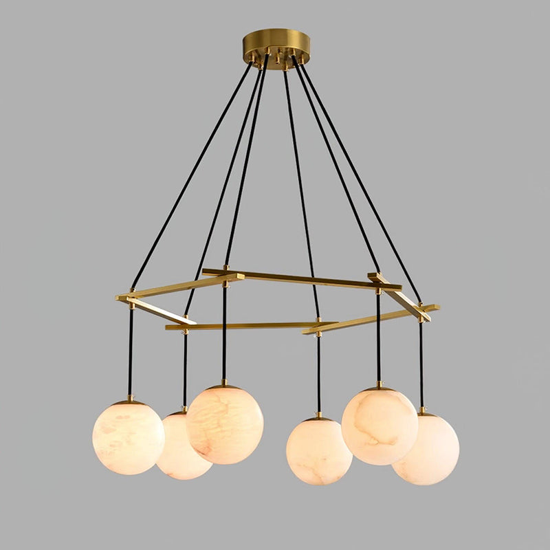 WINTHROP IVORY GLOW CEILING LANTERN