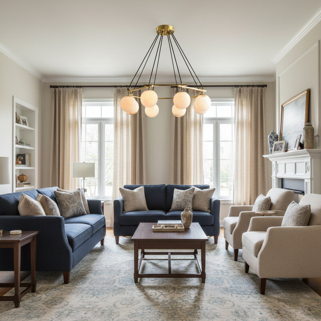 WINTHROP IVORY GLOW CEILING LANTERN