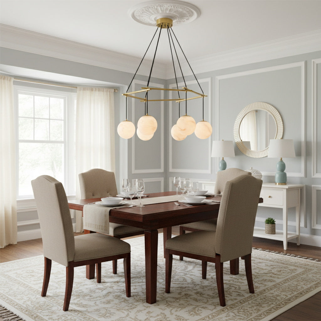 WINTHROP IVORY GLOW CEILING LANTERN