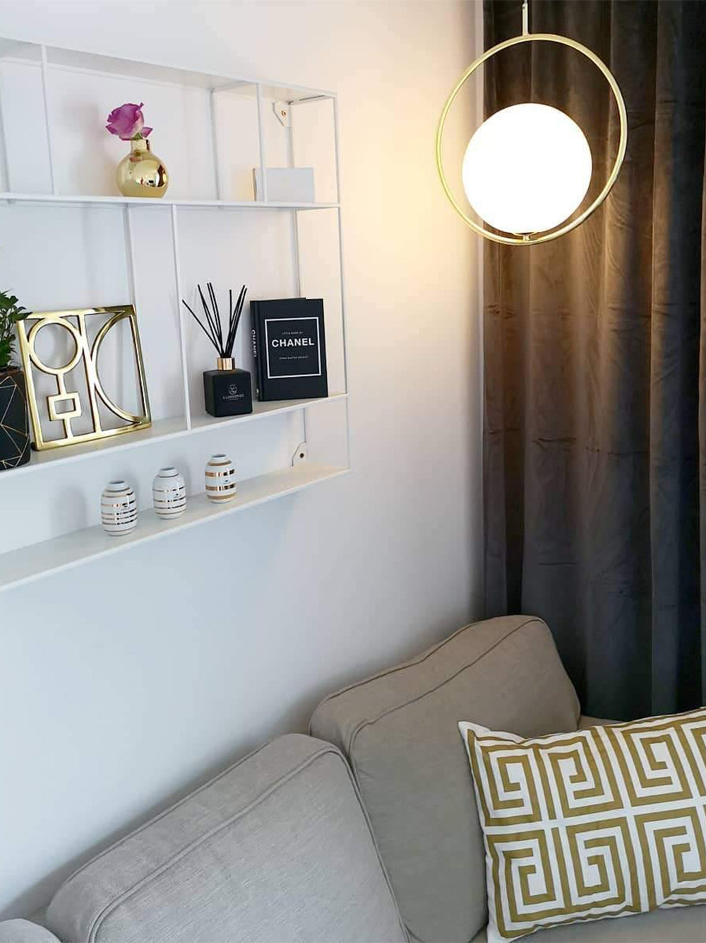 Fitzwilliam Radiant Brass Hanging Luminaire