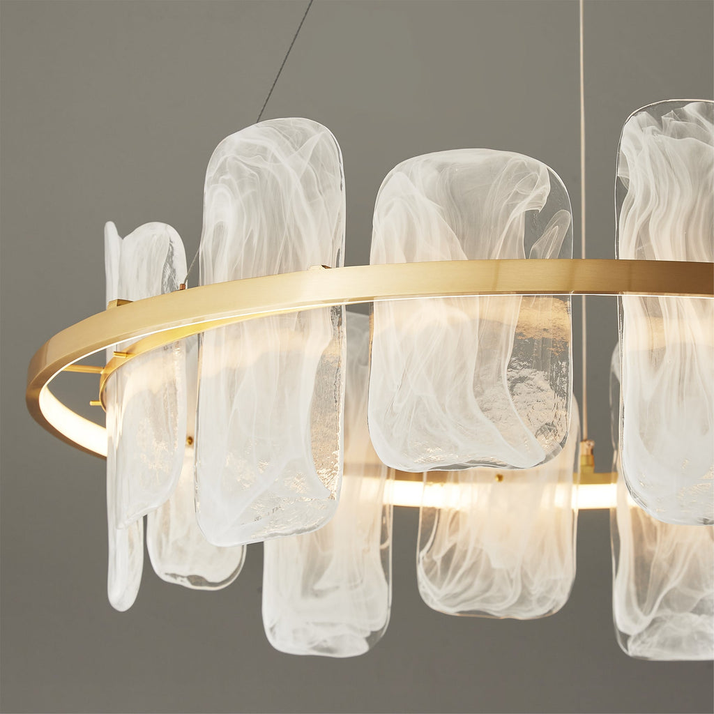 FENWICK CRYSTAL ORB CHANDELIER