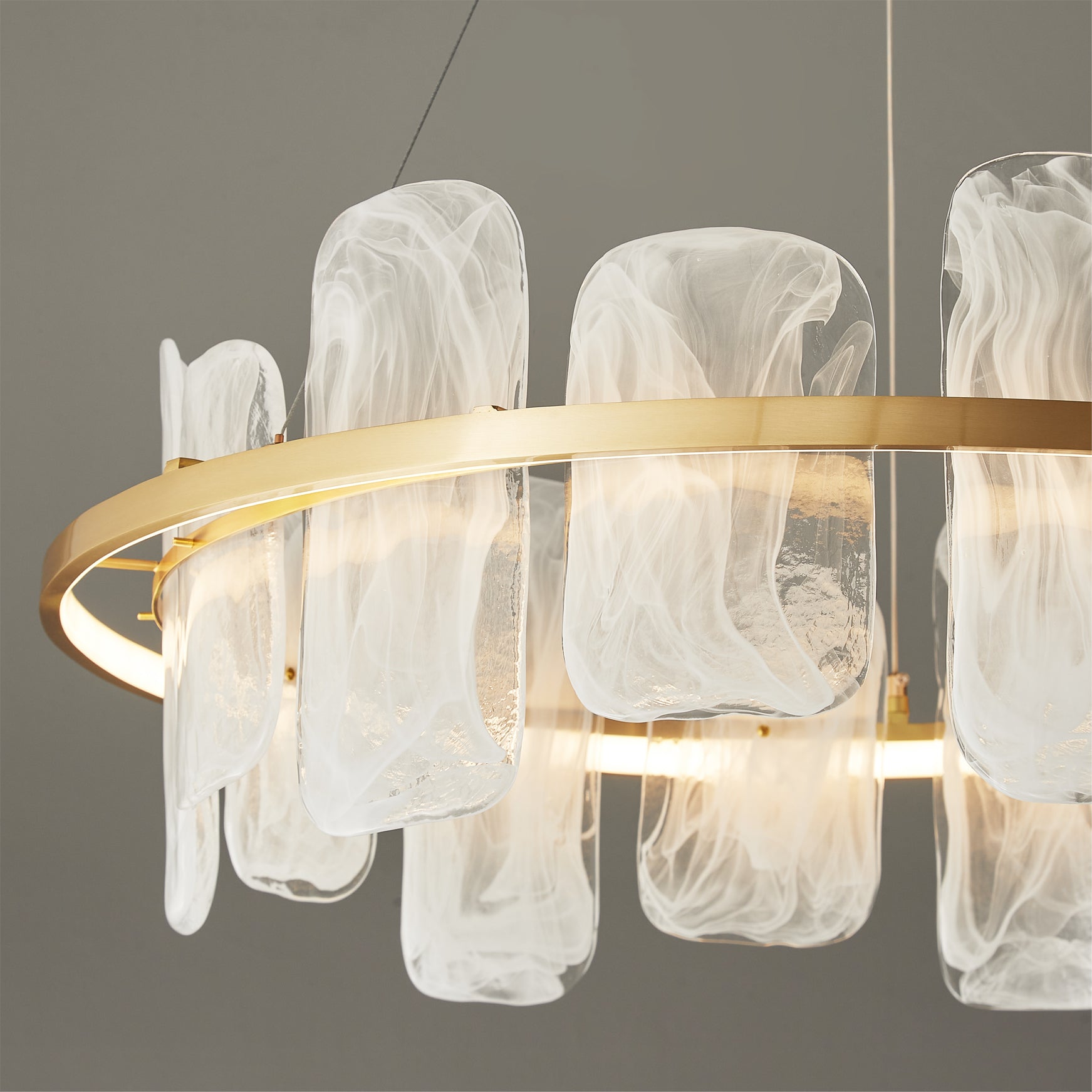 FENWICK CRYSTAL ORB CHANDELIER