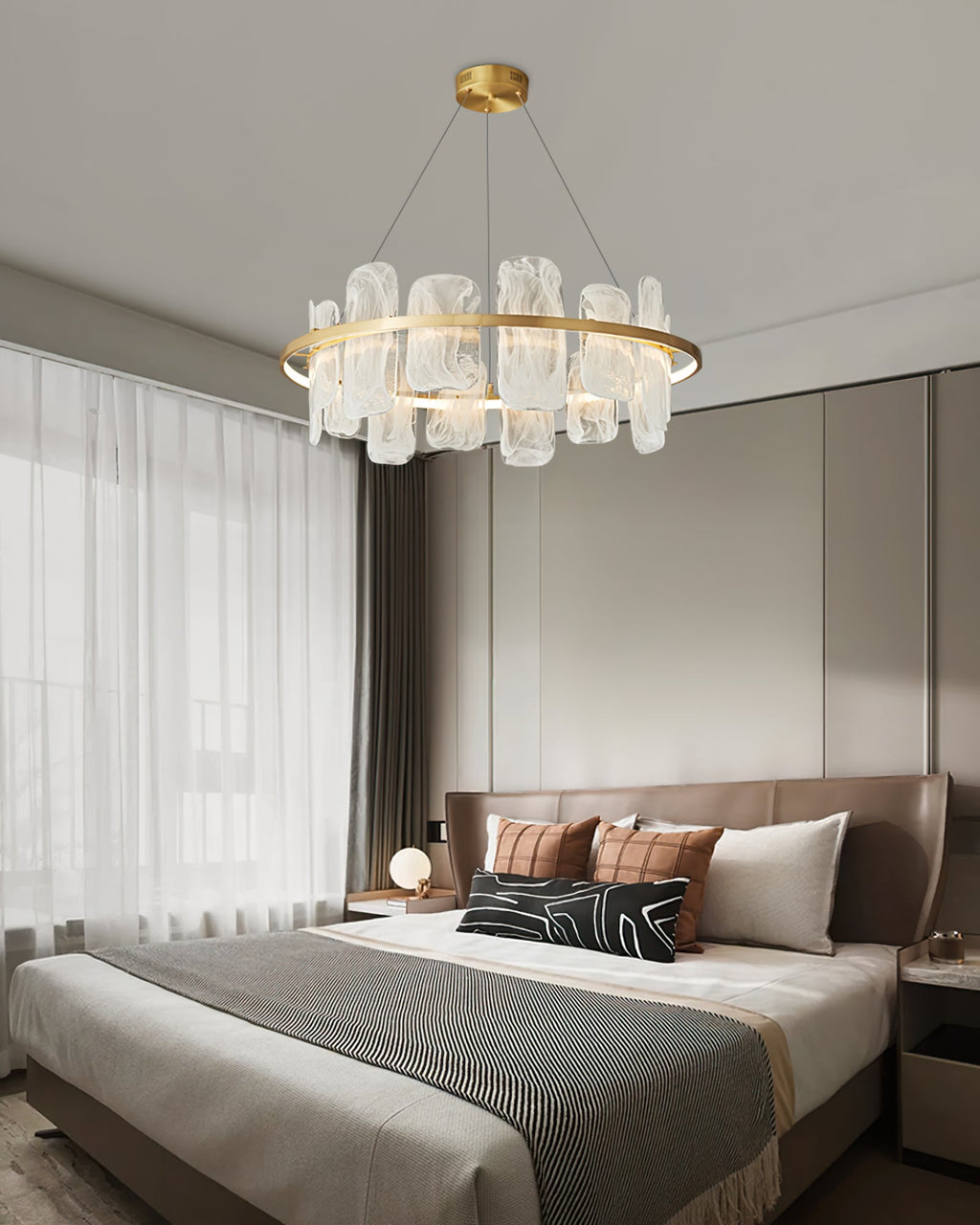 FENWICK CRYSTAL ORB CHANDELIER
