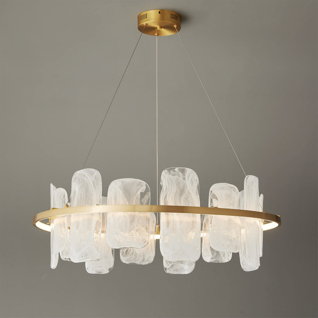 FENWICK CRYSTAL ORB CHANDELIER