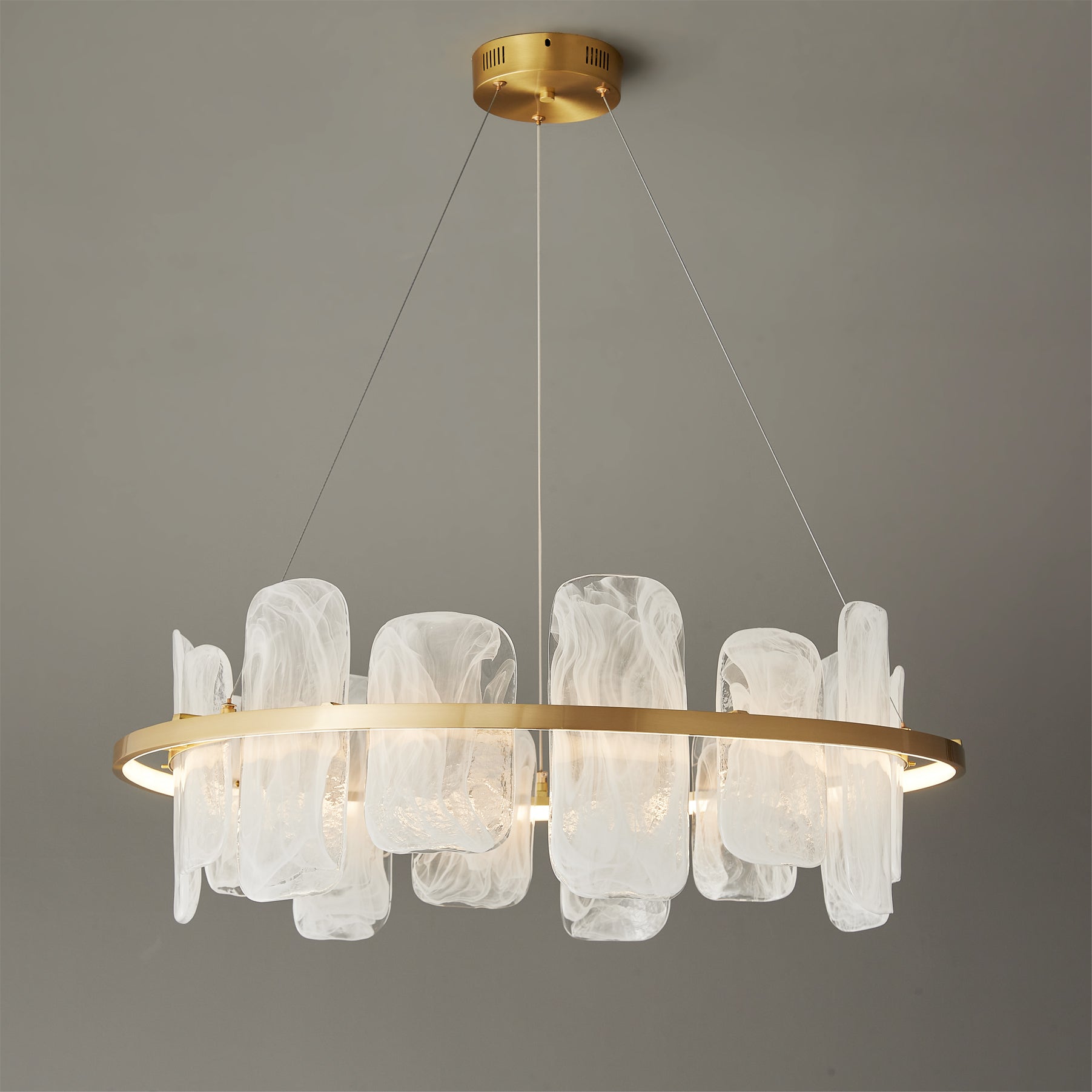 FENWICK CRYSTAL ORB CHANDELIER