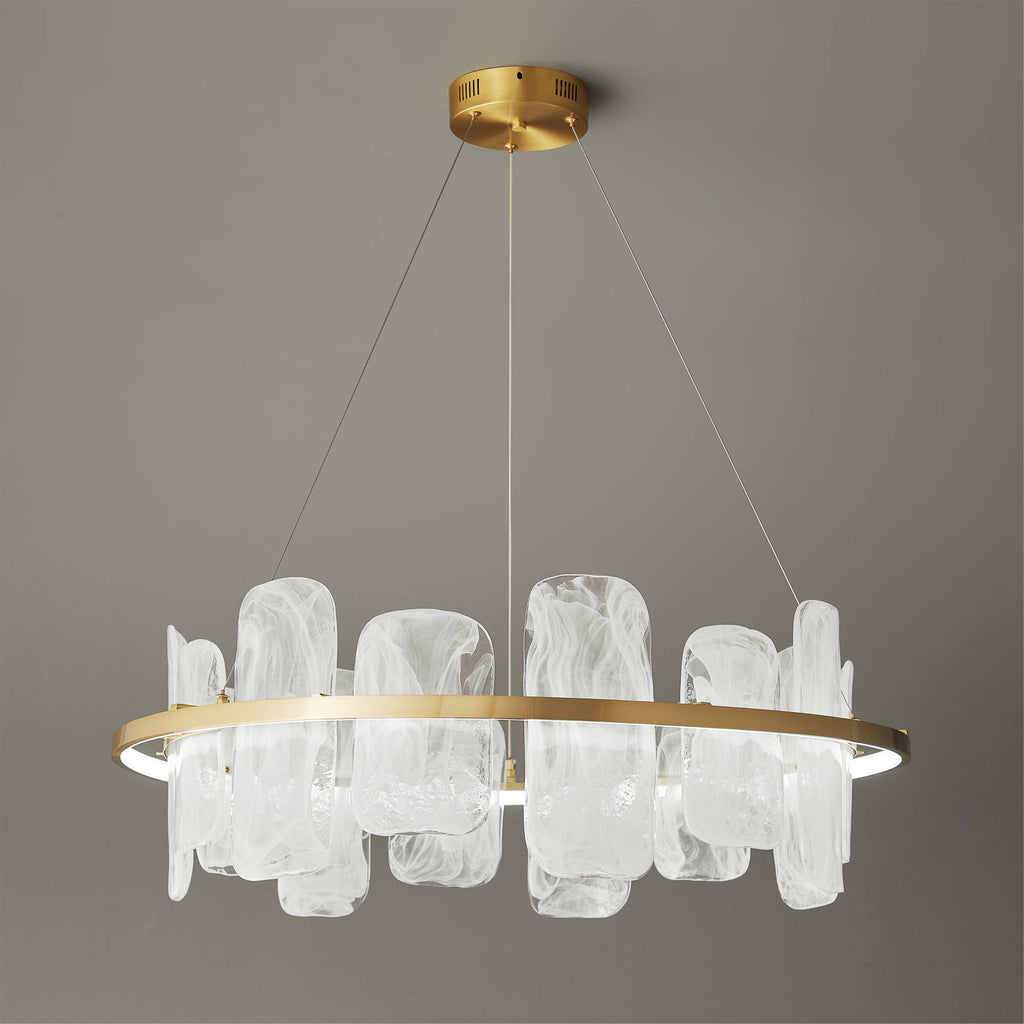FENWICK CRYSTAL ORB CHANDELIER