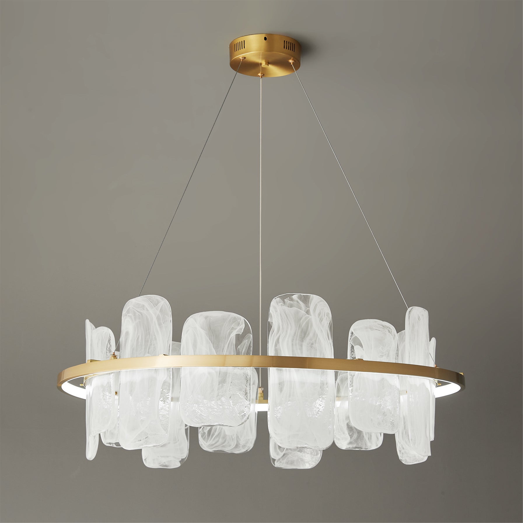 FENWICK CRYSTAL ORB CHANDELIER