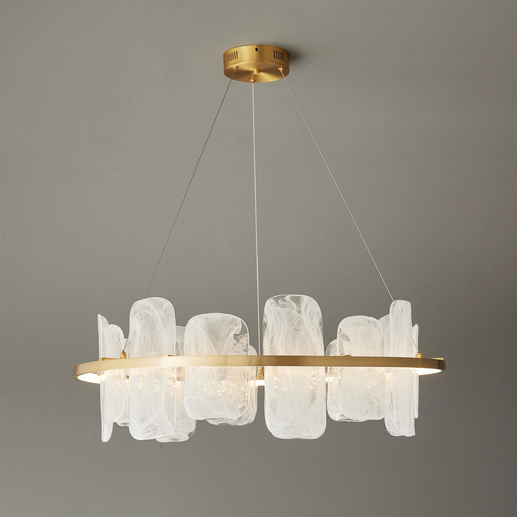 FENWICK CRYSTAL ORB CHANDELIER