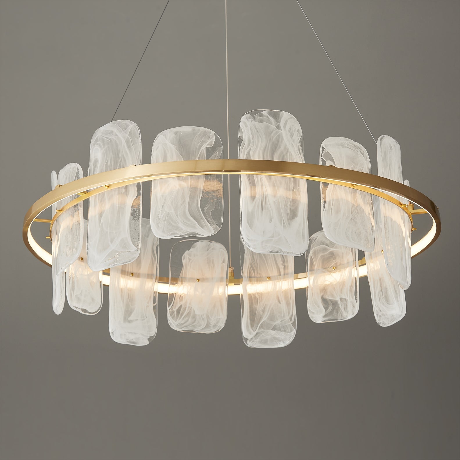FENWICK CRYSTAL ORB CHANDELIER