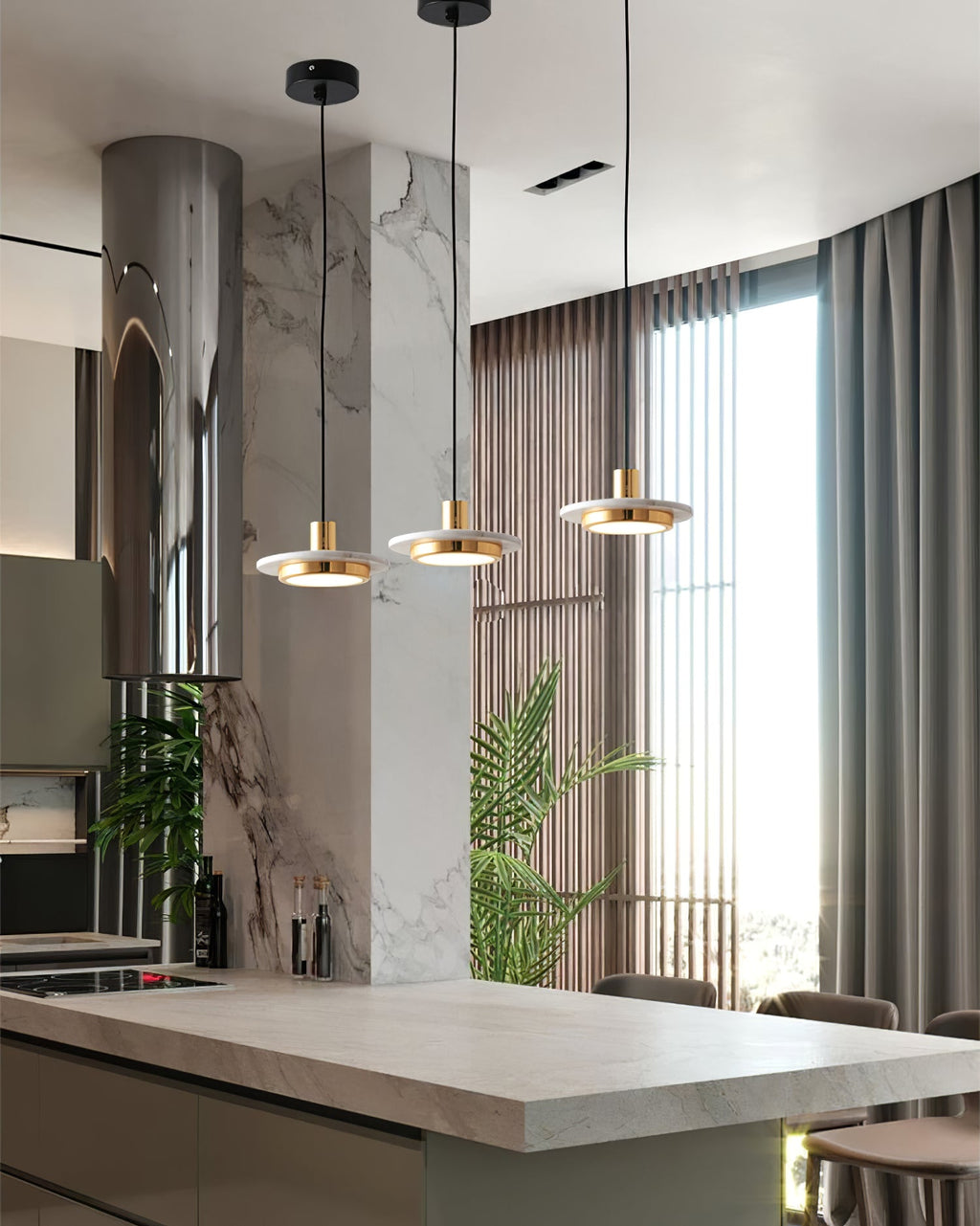 THISTLEDOWN GLASS PENDANT LIGHT