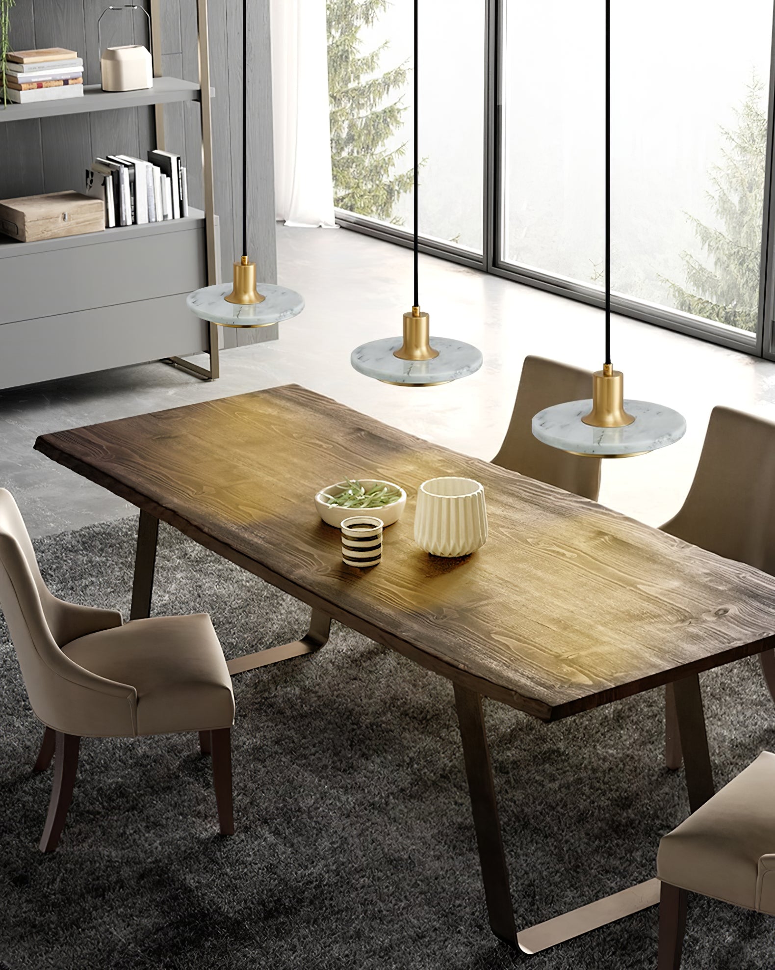THISTLEDOWN GLASS PENDANT LIGHT