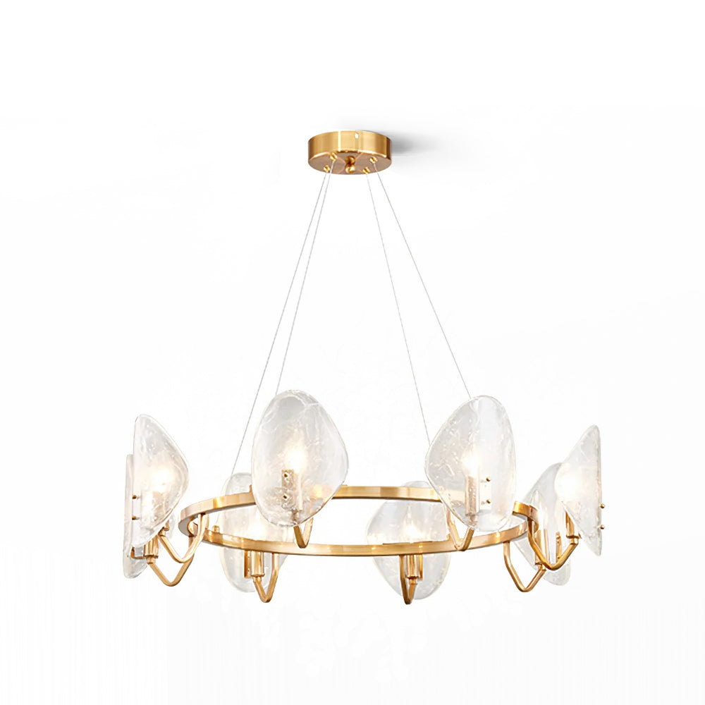 WINTHORPE CRYSTAL DROPLET CHANDELIER