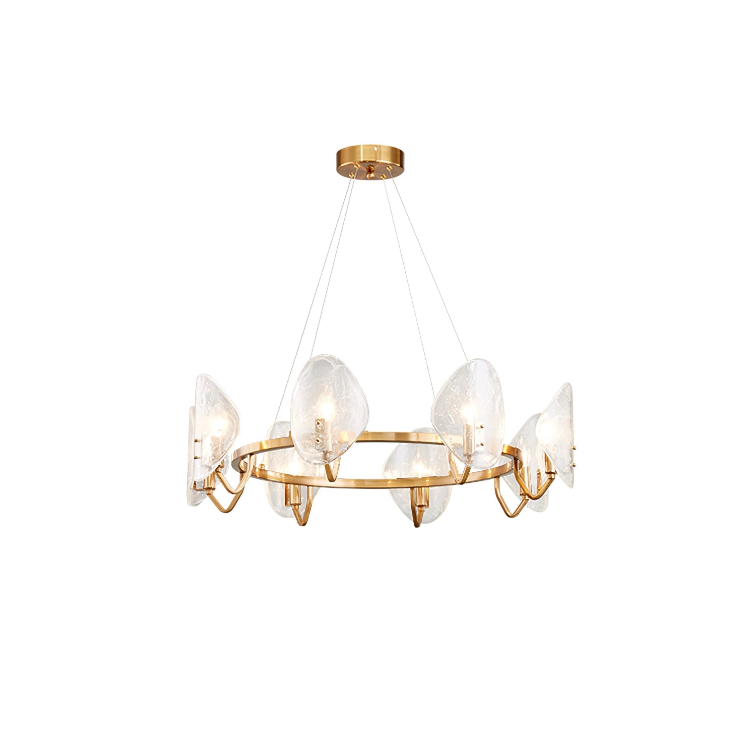 WINTHORPE CRYSTAL DROPLET CHANDELIER