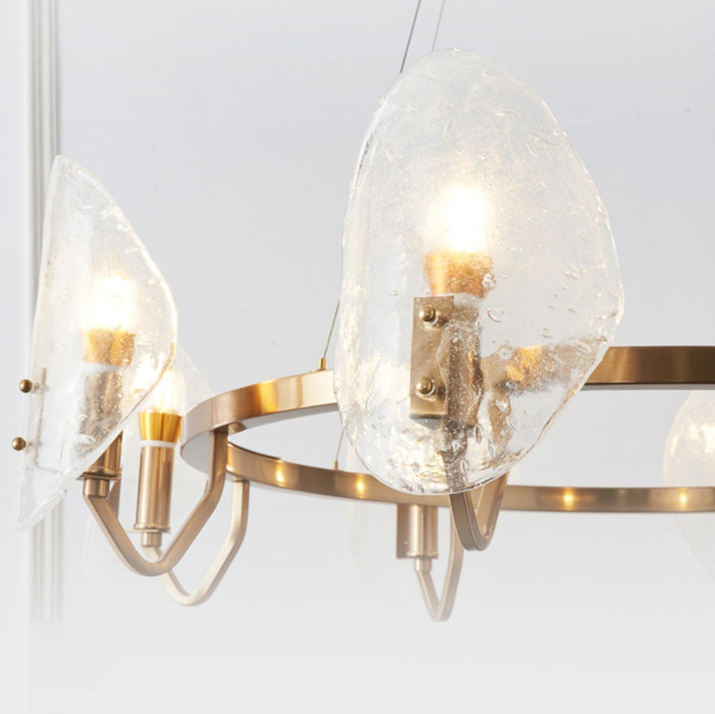 WINTHORPE CRYSTAL DROPLET CHANDELIER