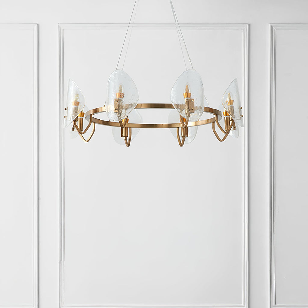 WINTHORPE CRYSTAL DROPLET CHANDELIER