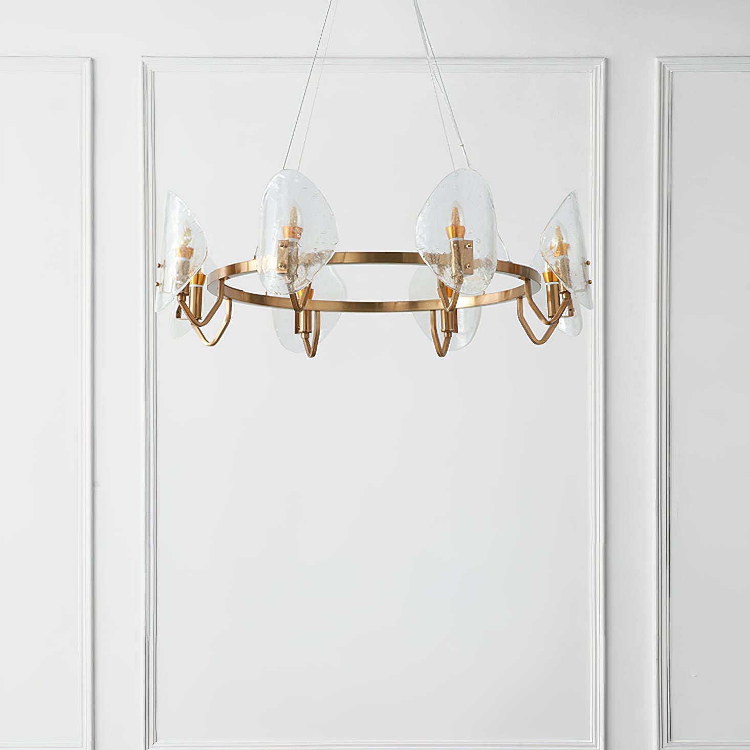 WINTHORPE CRYSTAL DROPLET CHANDELIER