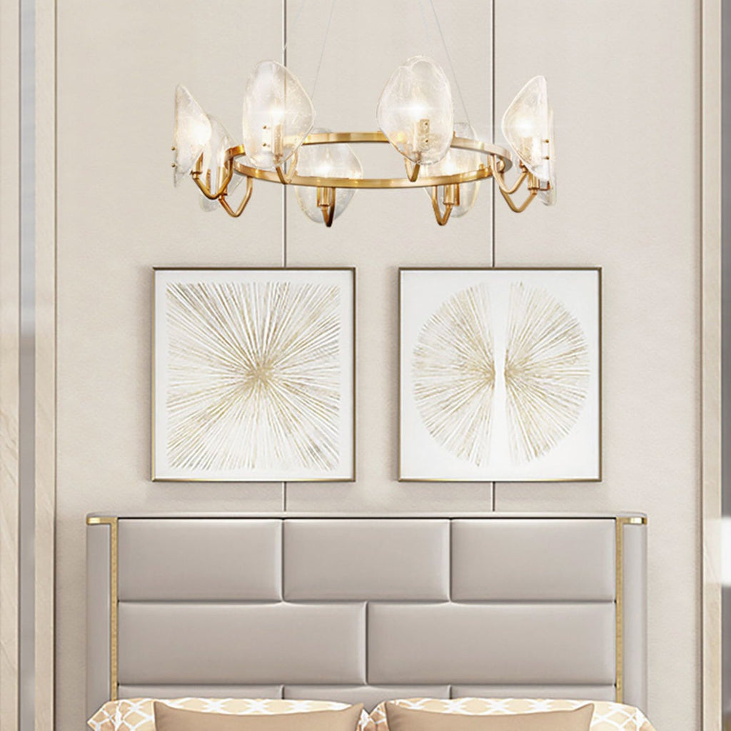 WINTHORPE CRYSTAL DROPLET CHANDELIER