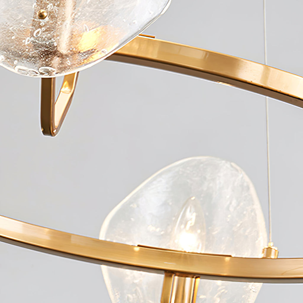 WINTHORPE CRYSTAL DROPLET CHANDELIER