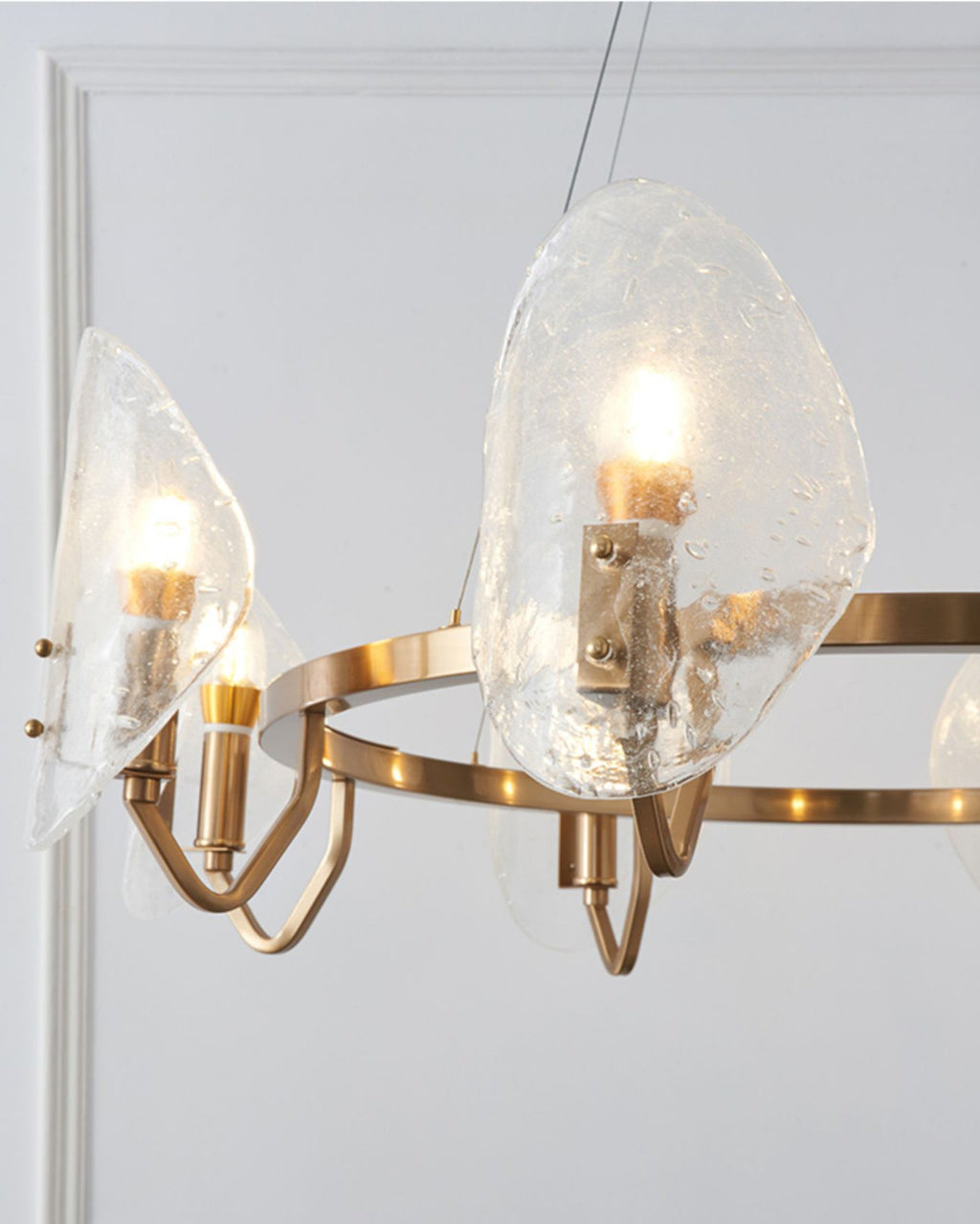WINTHORPE CRYSTAL DROPLET CHANDELIER