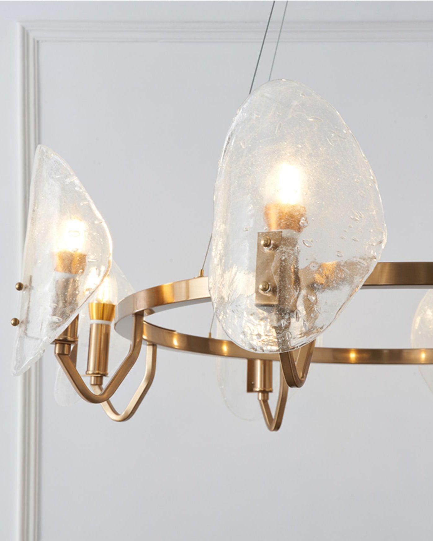 WINTHORPE CRYSTAL DROPLET CHANDELIER