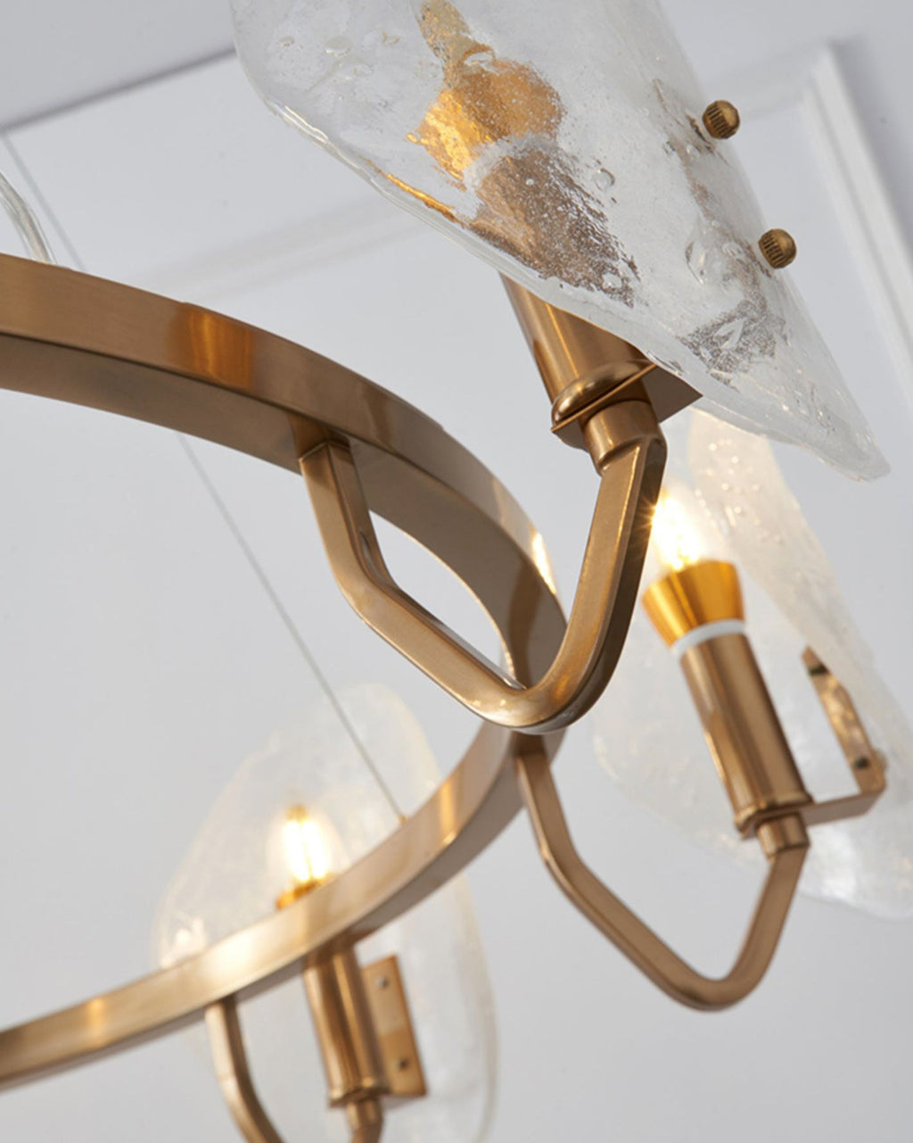 WINTHORPE CRYSTAL DROPLET CHANDELIER