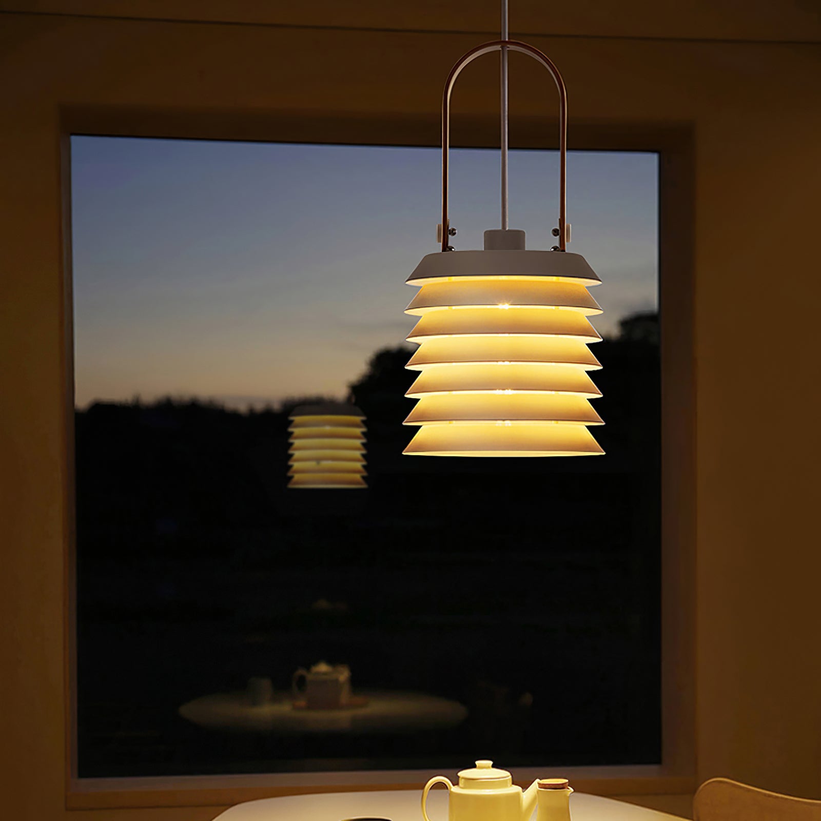 WINTHROP GEO-STRUCTURAL HANGING LANTERN