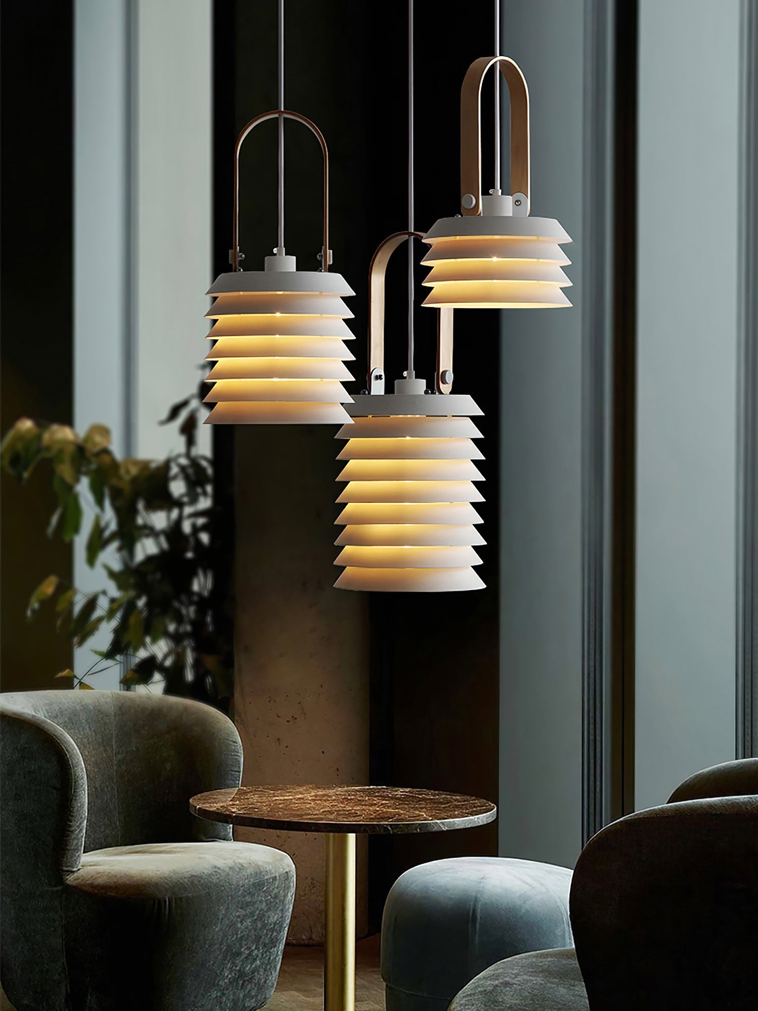 WINTHROP GEO-STRUCTURAL HANGING LANTERN