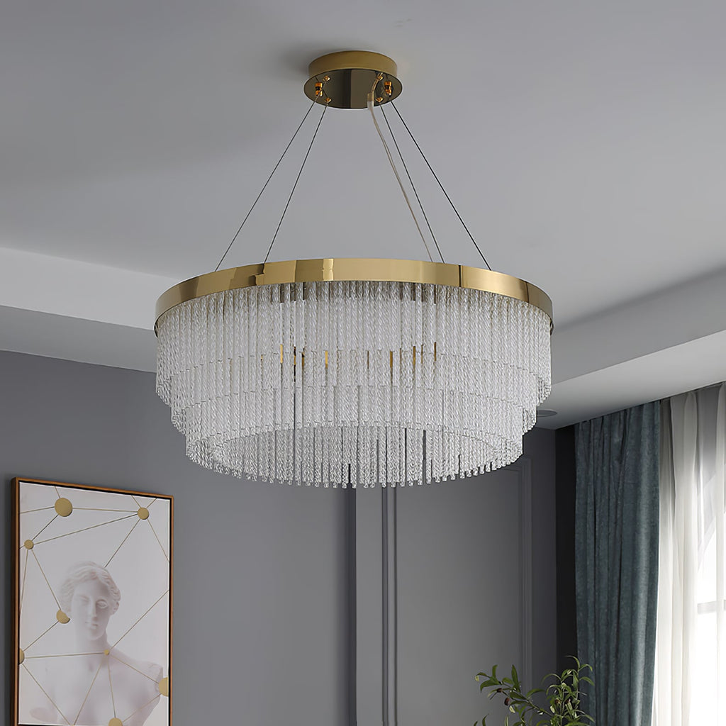 RAVENHALL CRYSTAL DROPLET CHANDELIER