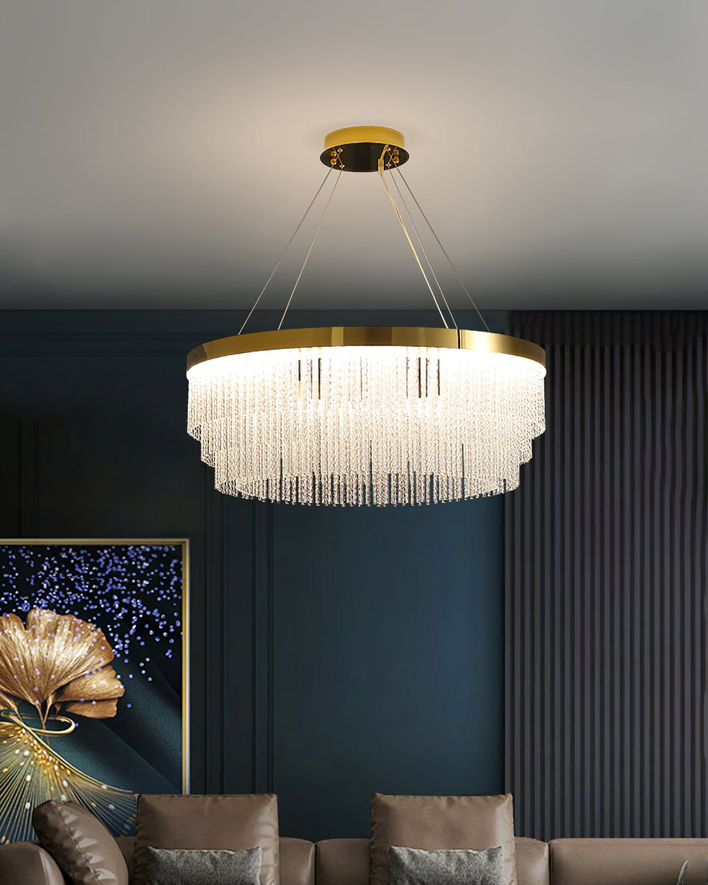 RAVENHALL CRYSTAL DROPLET CHANDELIER