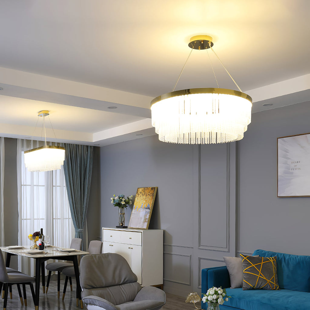 RAVENHALL CRYSTAL DROPLET CHANDELIER