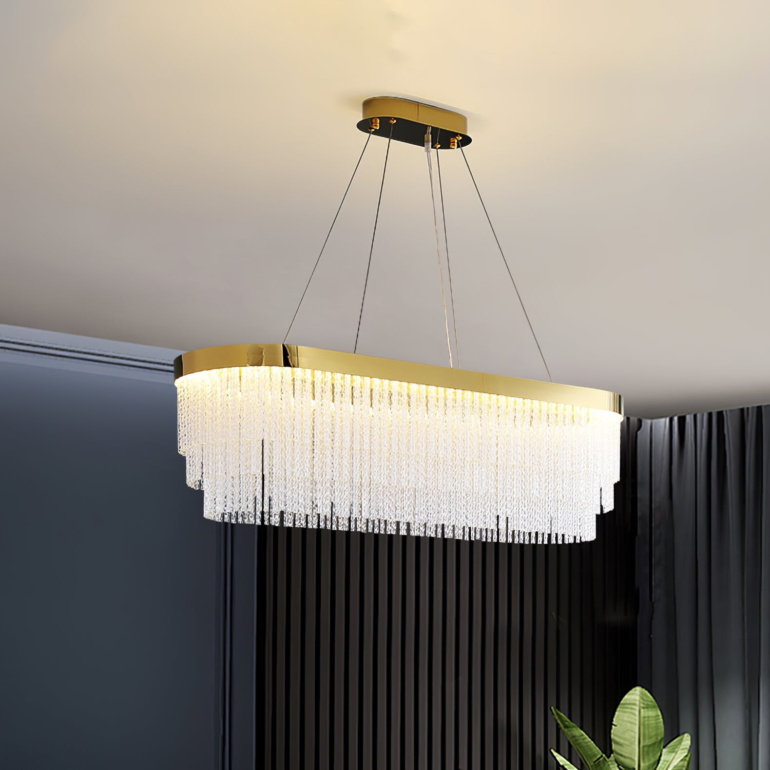 RAVENHALL CRYSTAL DROPLET CHANDELIER