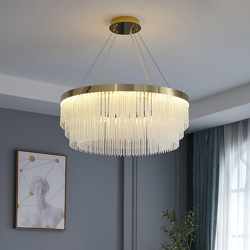 RAVENHALL CRYSTAL DROPLET CHANDELIER